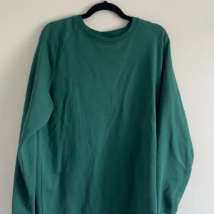 Grön crewneck från Jack & Jones - Enkel och stilren grön crewneck från Jack & Jones. Tröjan har rund halsringning, långa ärmar och är tillverkad i mjuk bomullsmix. Perfekt för dig som gillar en clean look och vill ha något bekvämt till vardags.