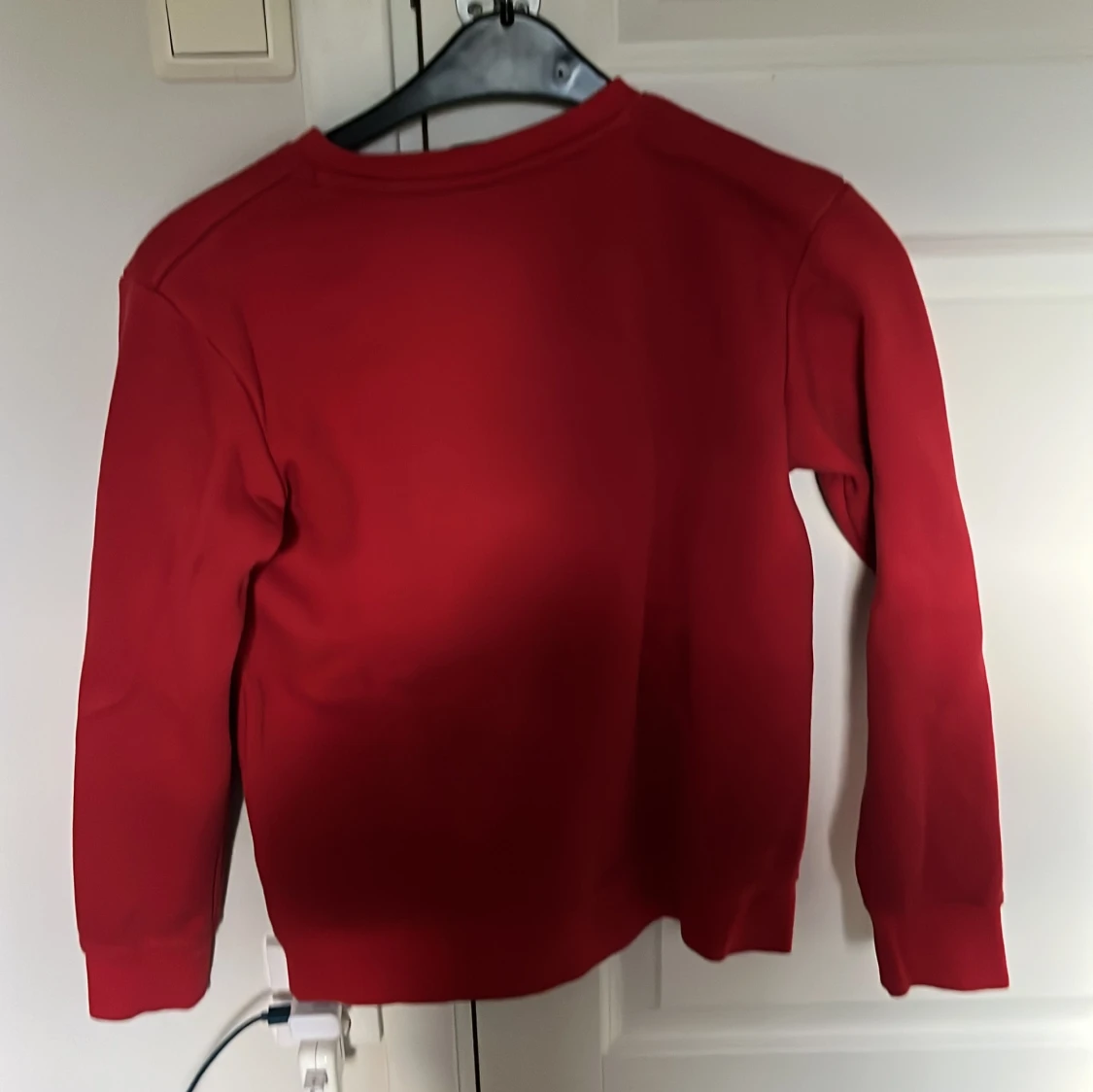 Röd Jordan sweatshirt med tryck - 1