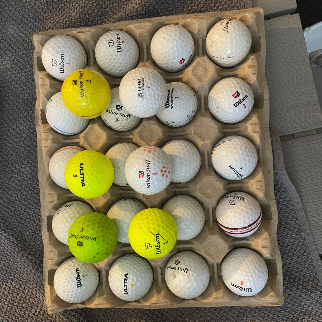 Wilson golfbollar 26 pack