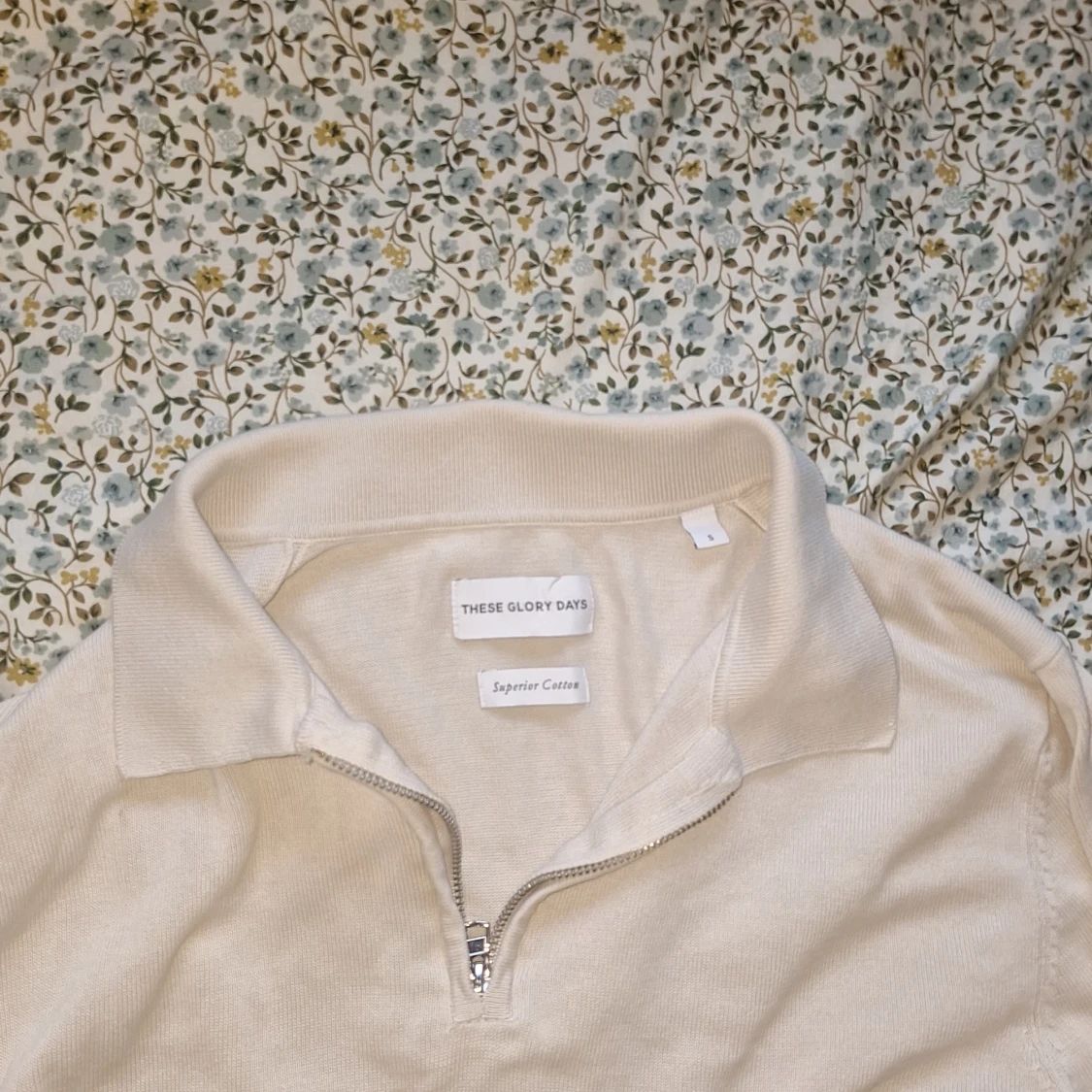 Beige half zip tröja These Glory Days - 2