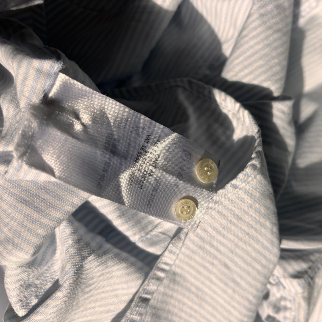 Vitblå randig skjorta från GANT - 3