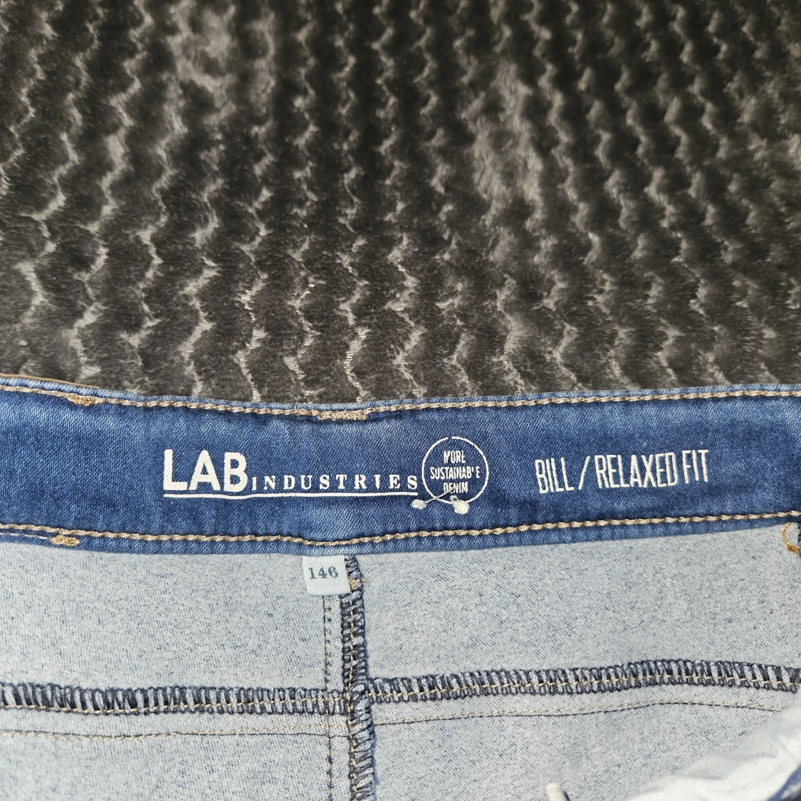 Blå relaxed fit jeans LAB Industries - 3