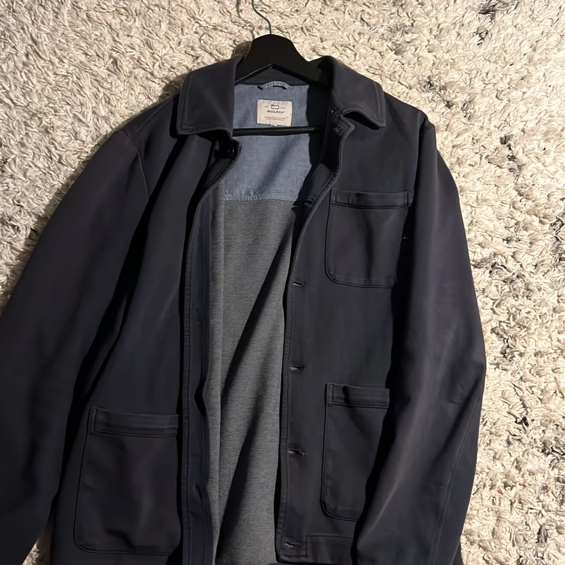 Mörkblå overshirt från Woolrich - 1