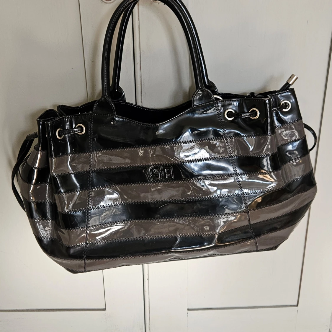 Randig axelväska från Sonia Rykiel - 2