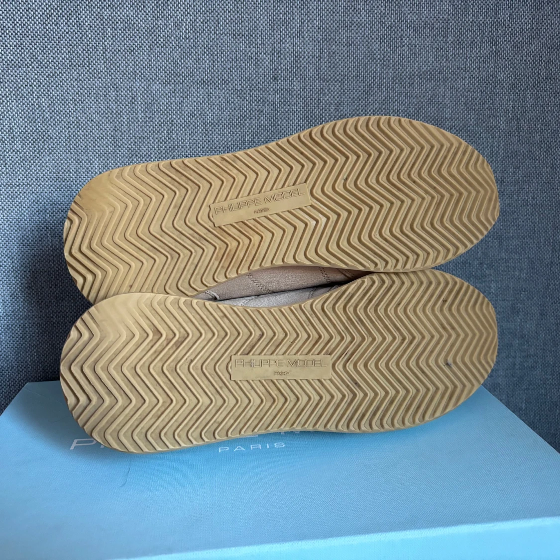 Beige Philipe Model Trainers - 4