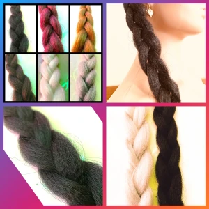 By prisförslag- 1 st röd fläta  - Finns i de andra färgerna också