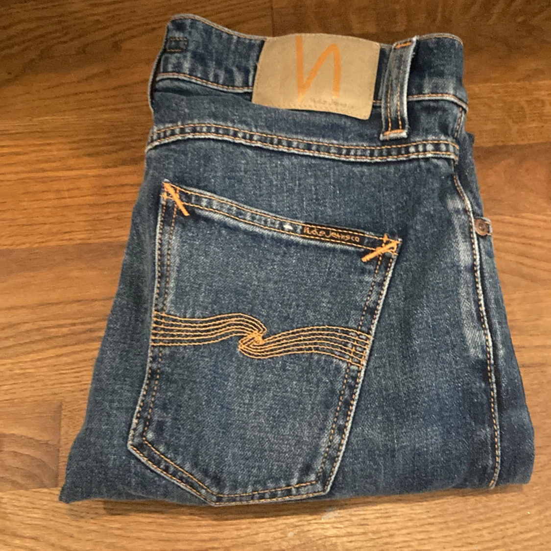 Blå jeans från Nudie Jeans