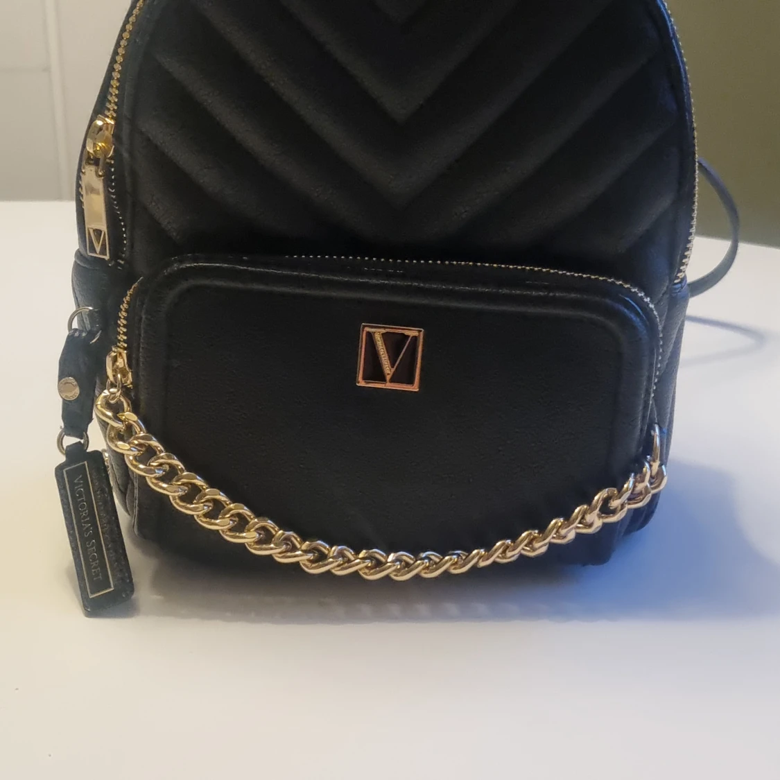 Svart ryggsäck från Victoria's Secret