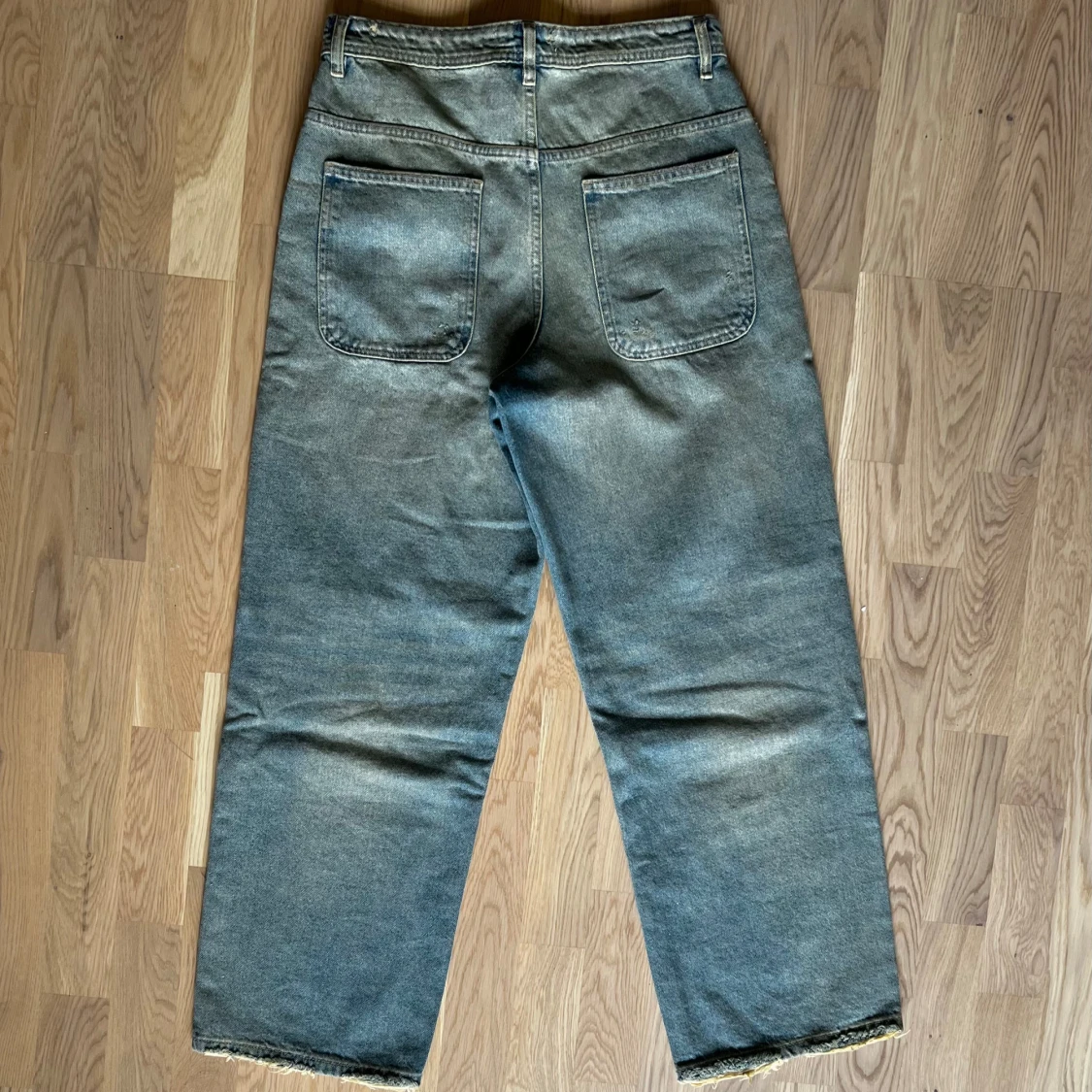 Blå wide jeans från House, S - 1