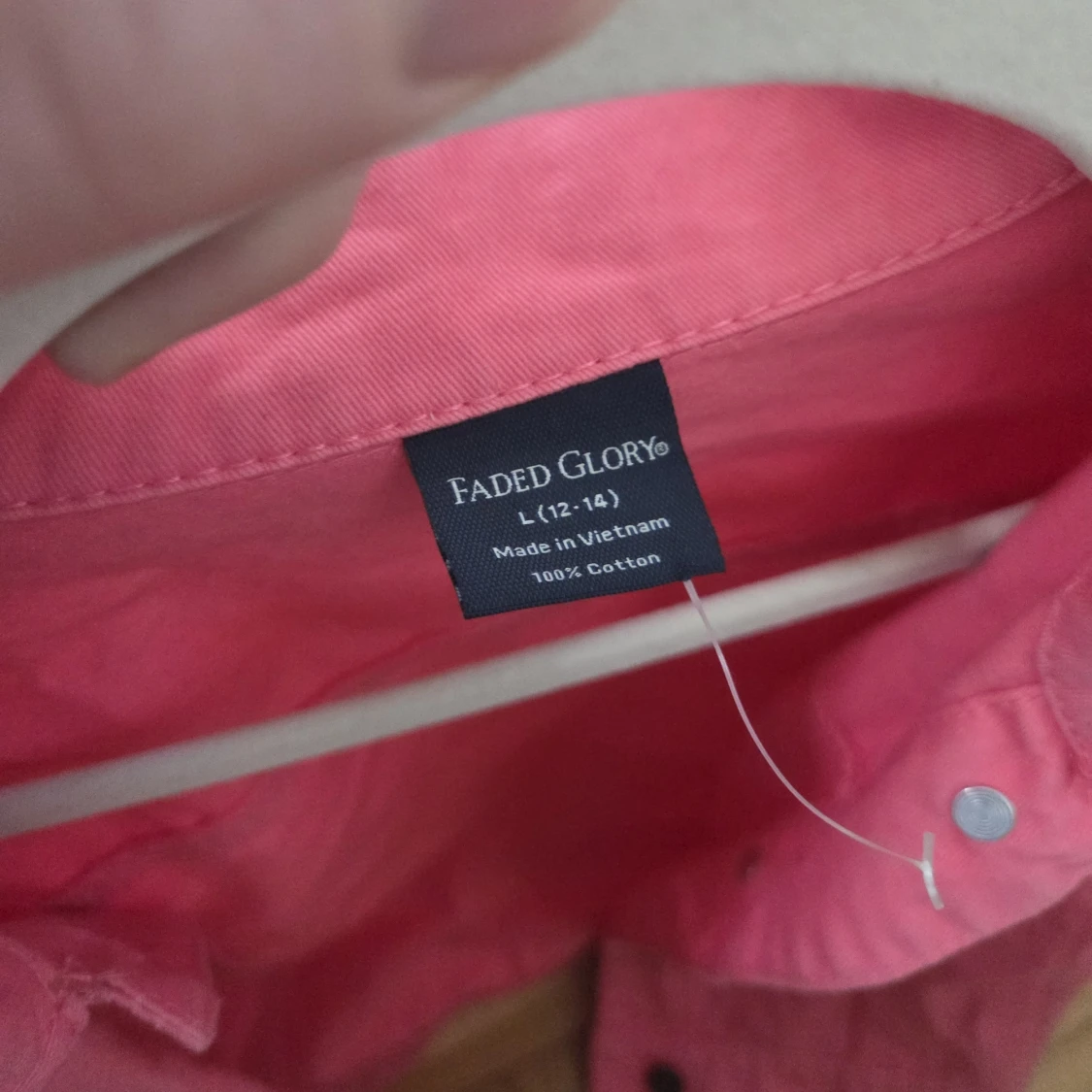 Rosa jeansjacka från Faded Glory - 1