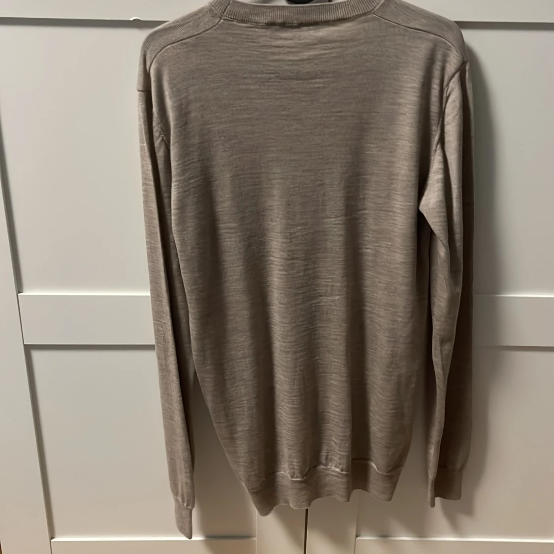 Beige merinoulltröja Oscar Jacobson M - 1