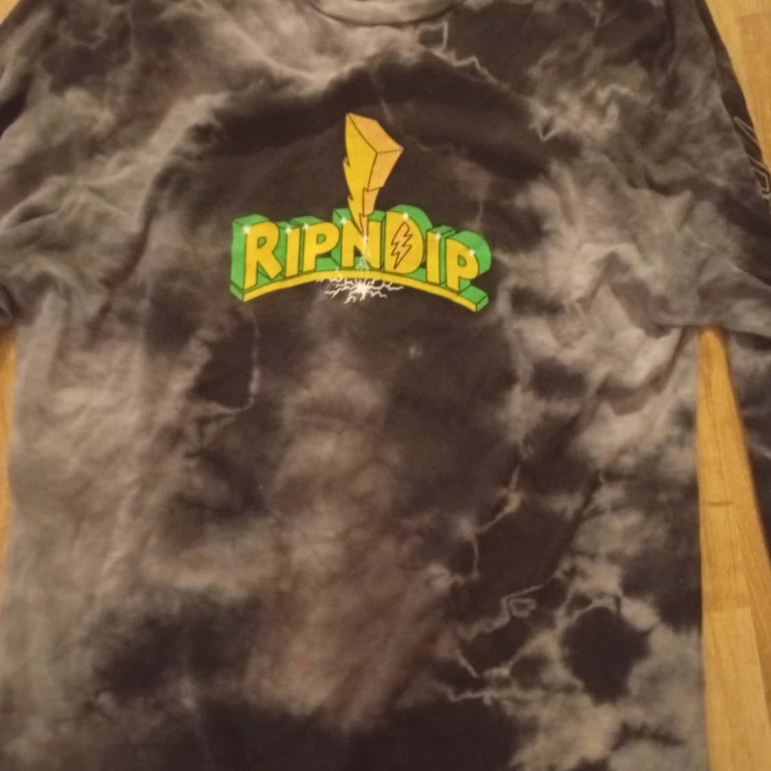 Ripndip tie dye långärmad tröja S
