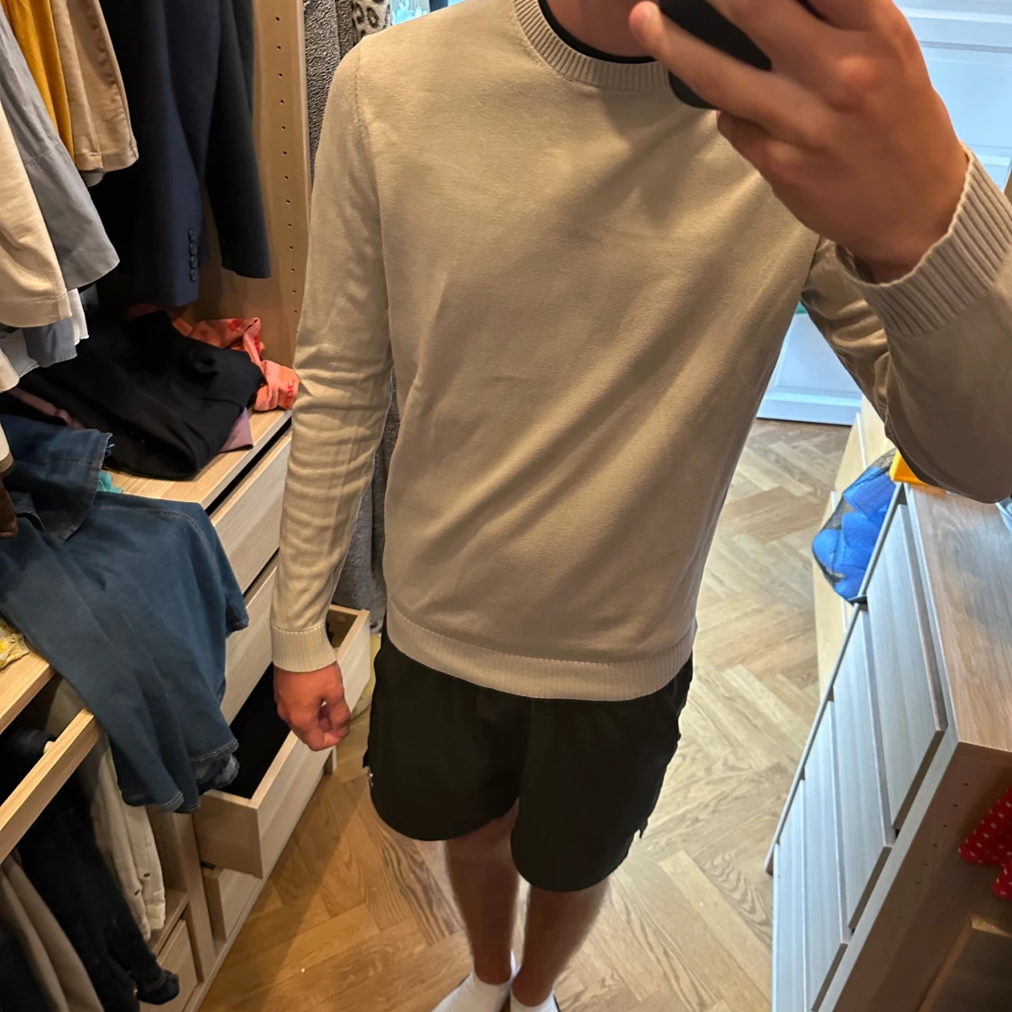 Beige stickad tröja Massimo Dutti - 2