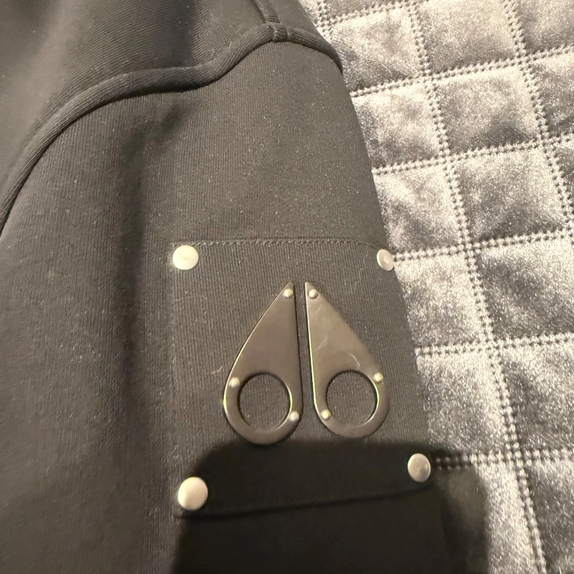 Svart hoodiejacka Moose Knuckles XL - 1