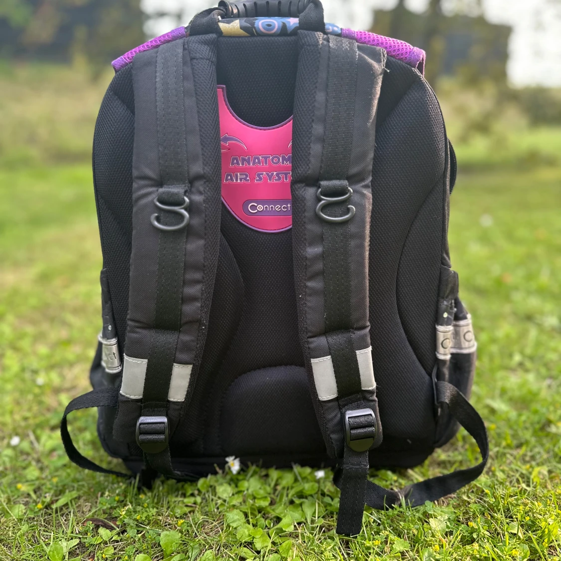 Svart och lila ryggsäck Connect - 1