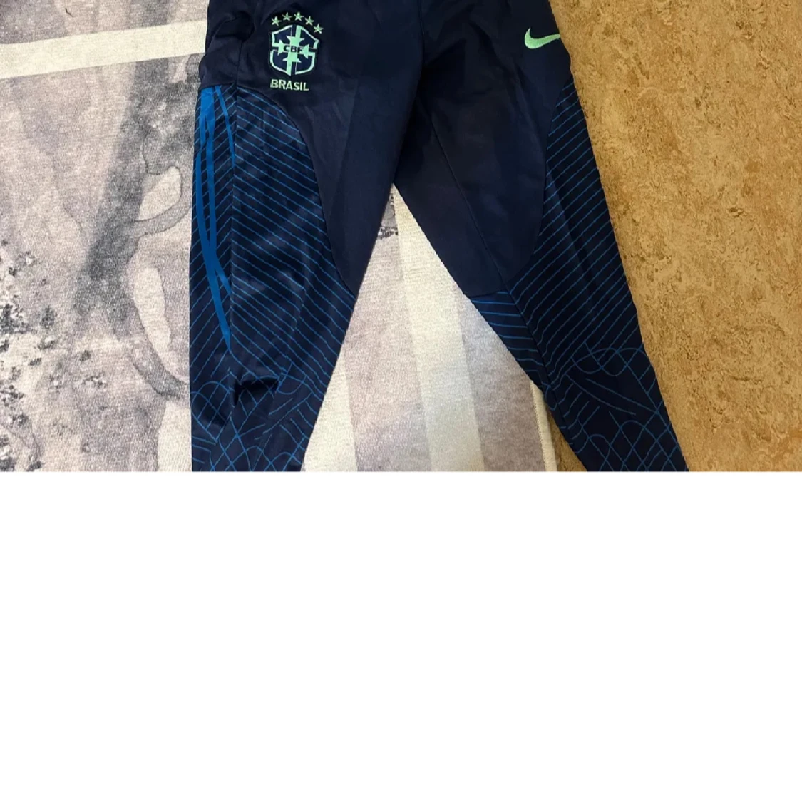 Blå Brasil Nike träningsbyxor