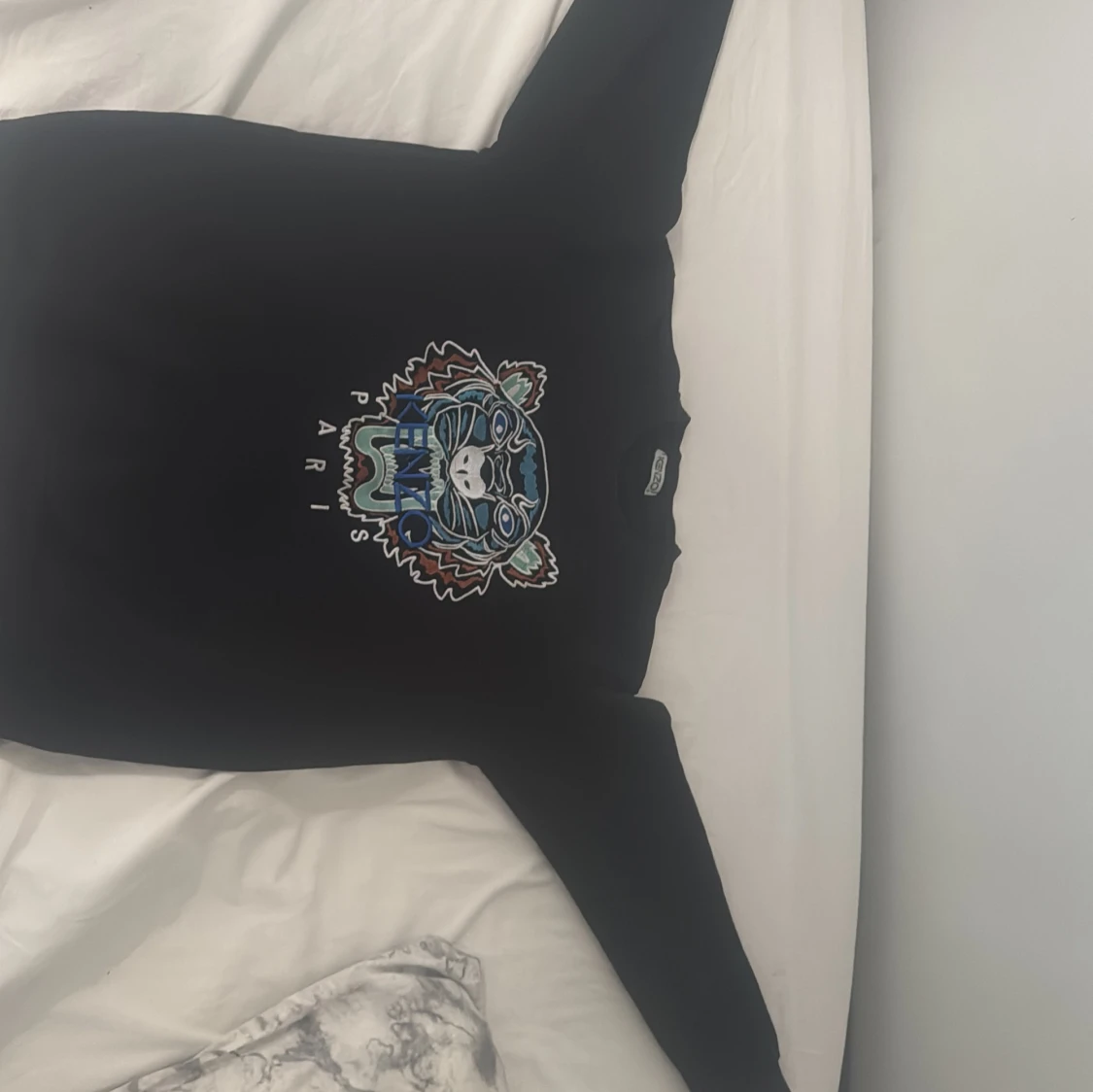 Svart Kenzo tröja med tigerbrodyr - 2