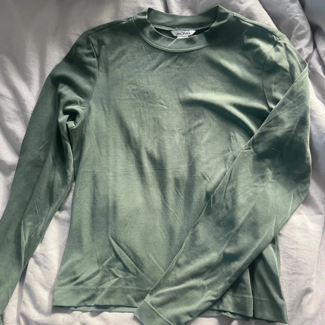 Grön långärmad T-shirt