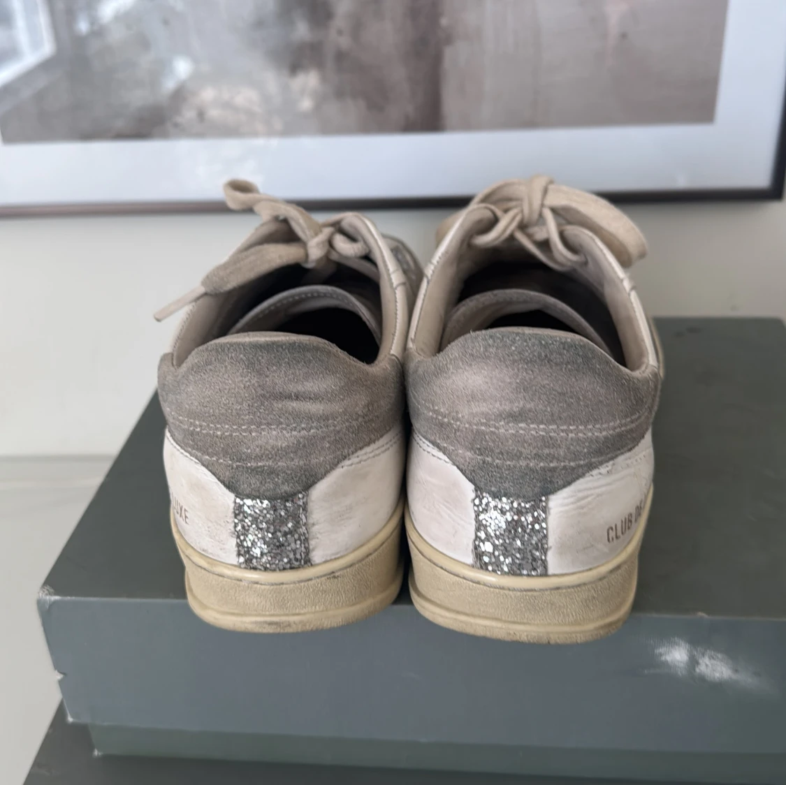 Vit och grå sneakers från Moa Concept storlek 40 - 1