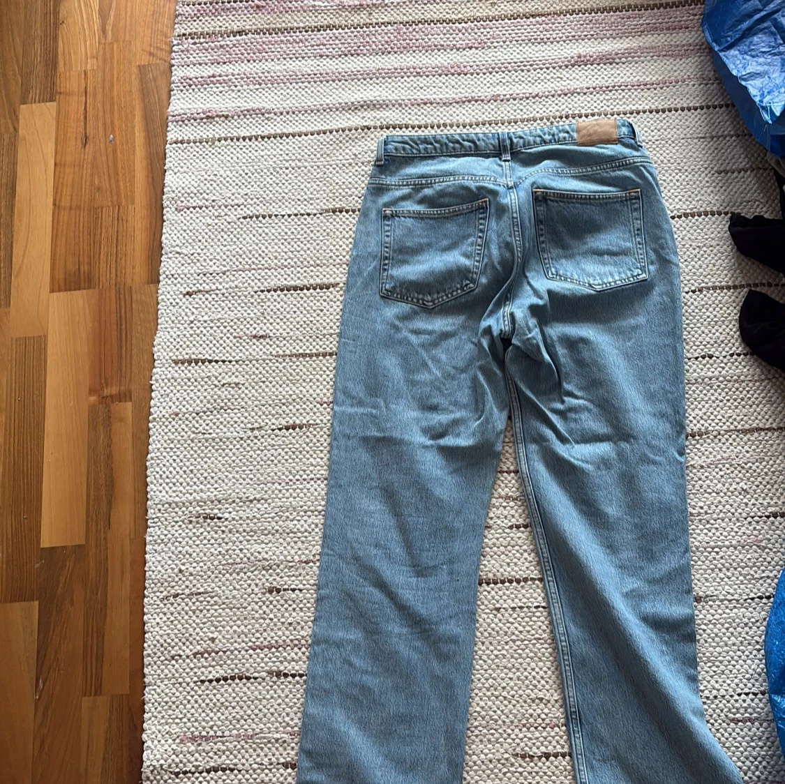 Ljusblå raka jeans, WEEKDAY VOYAGE - 1