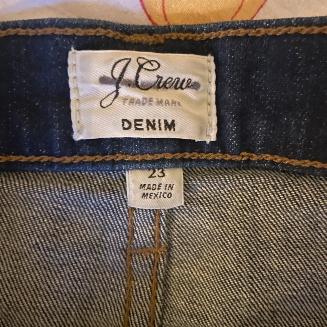 Mörkblå jeanskjol från J.Crew - 1