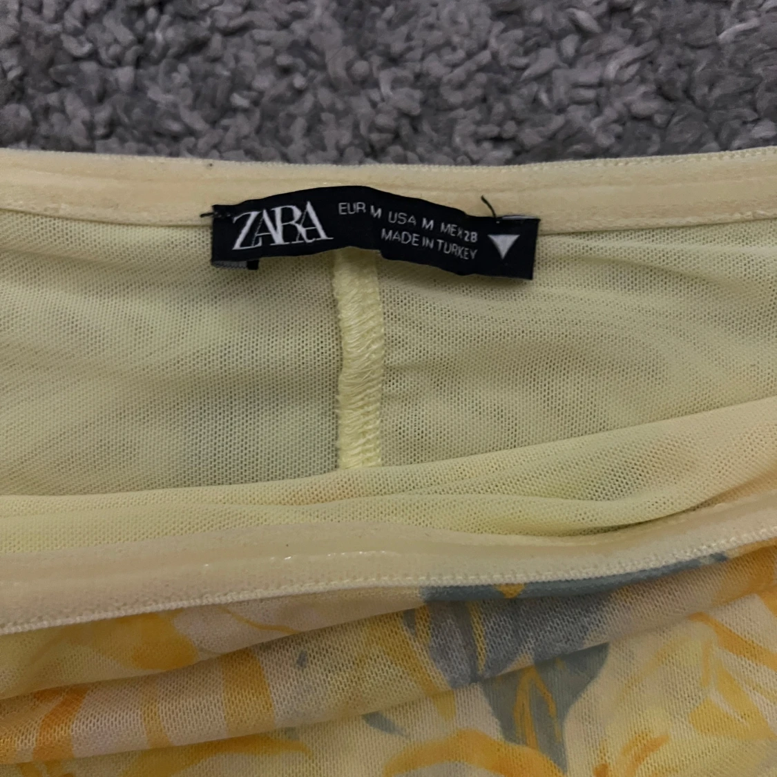 Blommig långklänning från Zara - 2