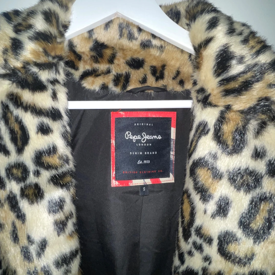 Leopardmönstrad pälsjacka Pepe Jeans - 2