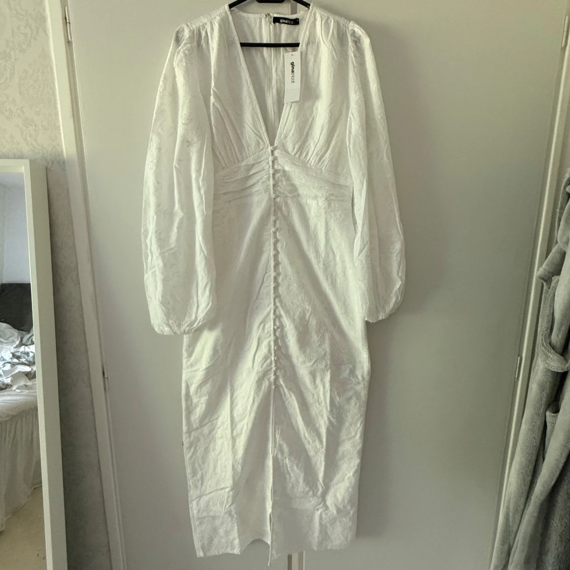 Vit långklänning  - 2