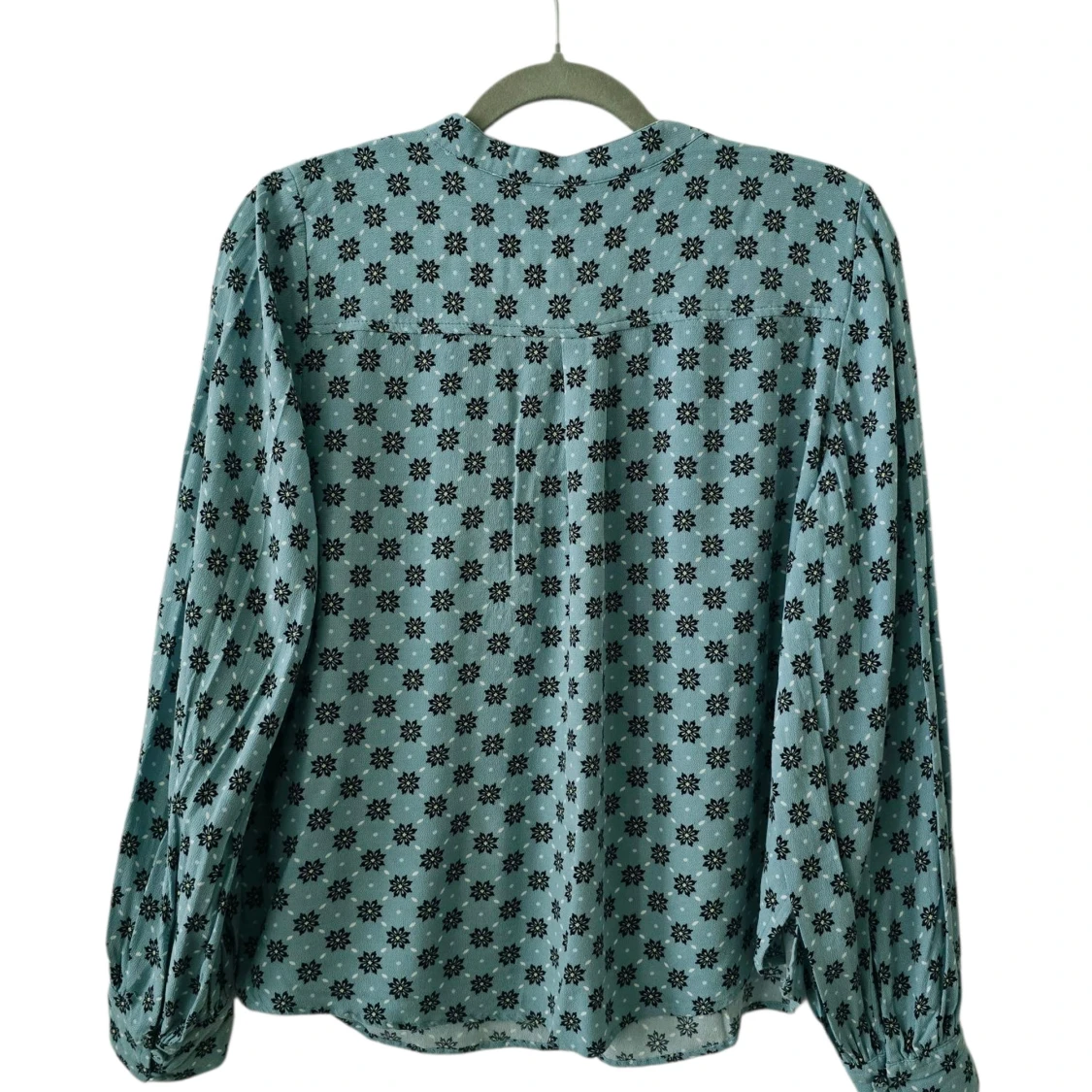 M&S Långärmad blus med detaljer framtill - 1