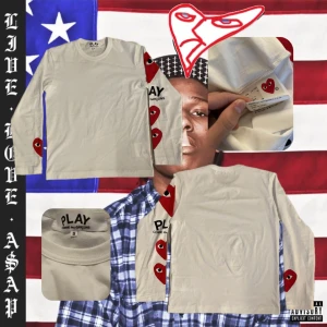 Comme des Garçons Long sleeve - Vit cdg long sleeve i nytt skick och i S. Kom gärna med frågor och erbjudanden! ❤️