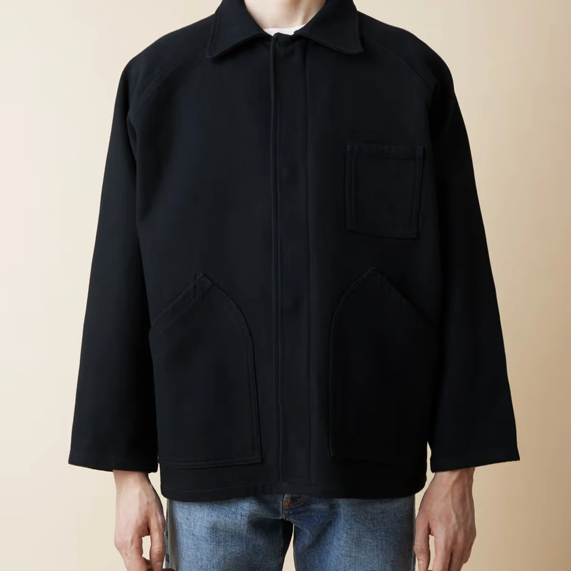 Svart overshirt från Jeanerica, L