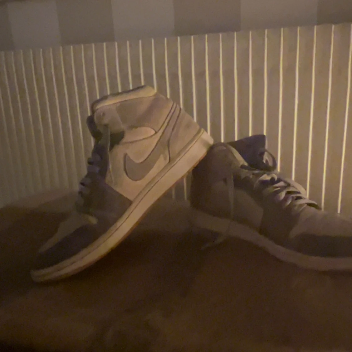 Grå Nike Air Jordans