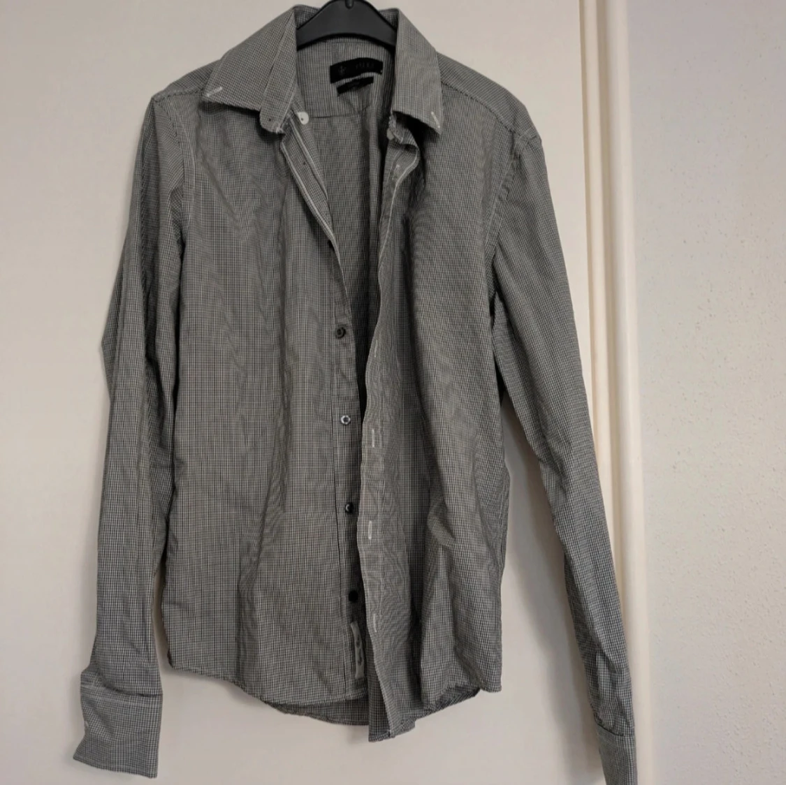 Svartvit rutig skjorta från Riley, Brothers