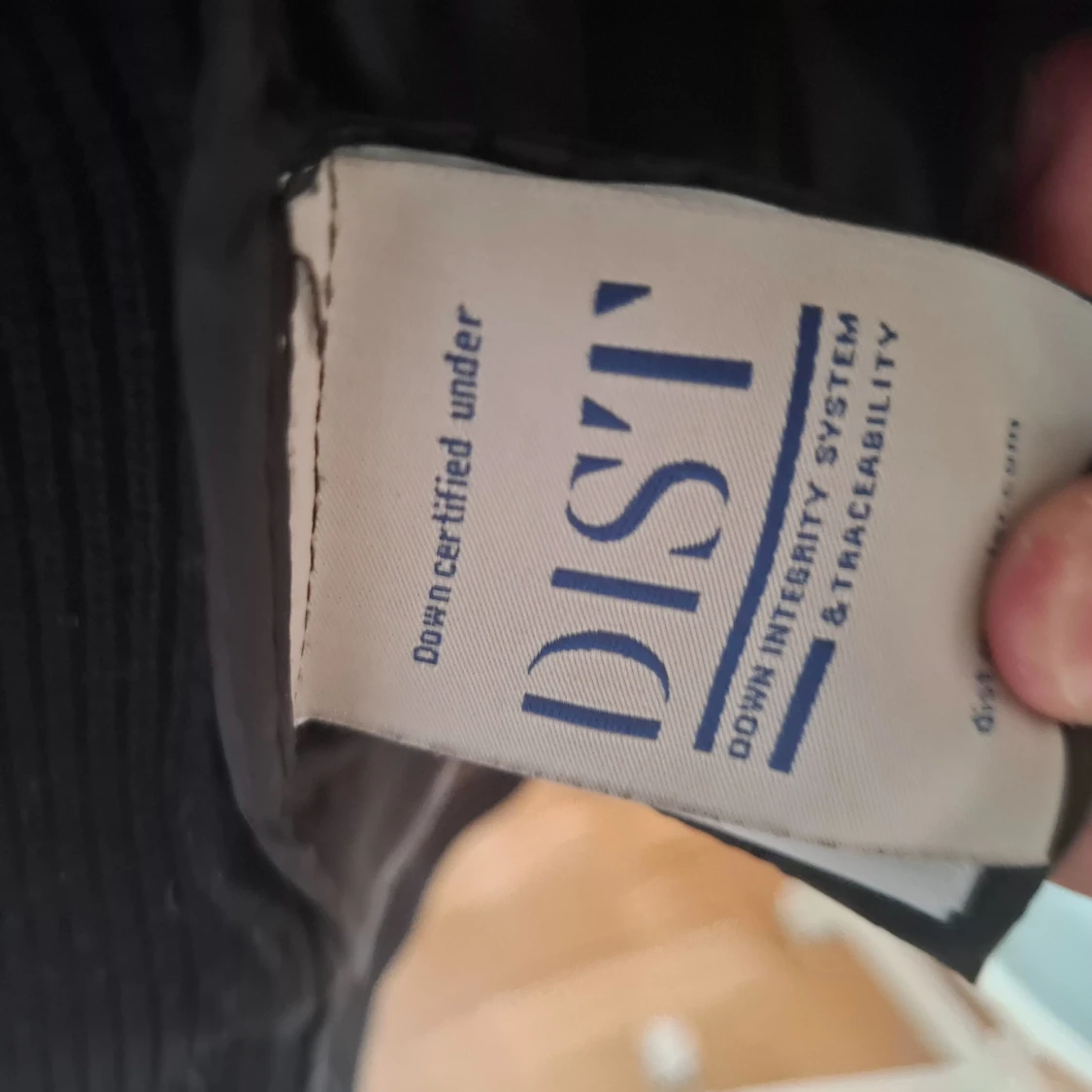 Svart Moncler dunjacka med huva - 3