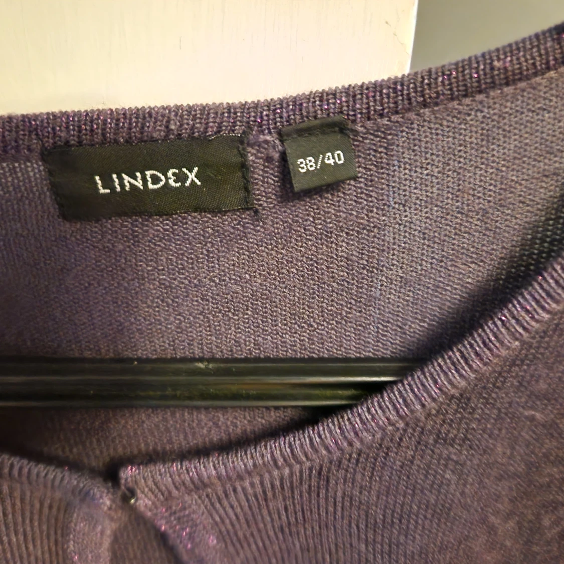 Lila kofta från Lindex, storlek 38/40 - 2