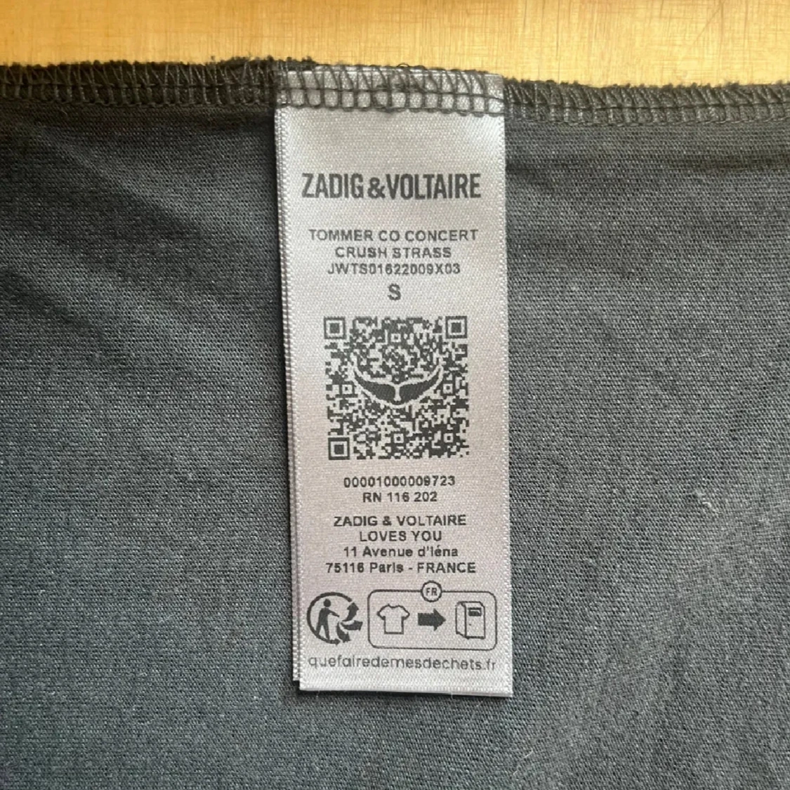 Zadig & Voltaire svart CRUSH t-shirt - 2