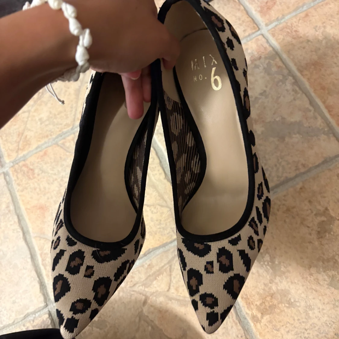 Leopardmönstrade klackar - 1