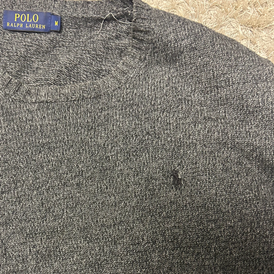 Grå stickad tröja från Polo Ralph Lauren - 2