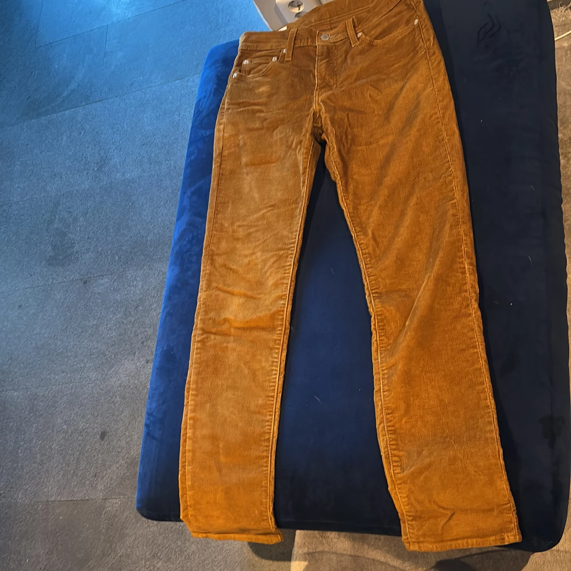 Levi's 511 bruna manchesterbyxor - 1