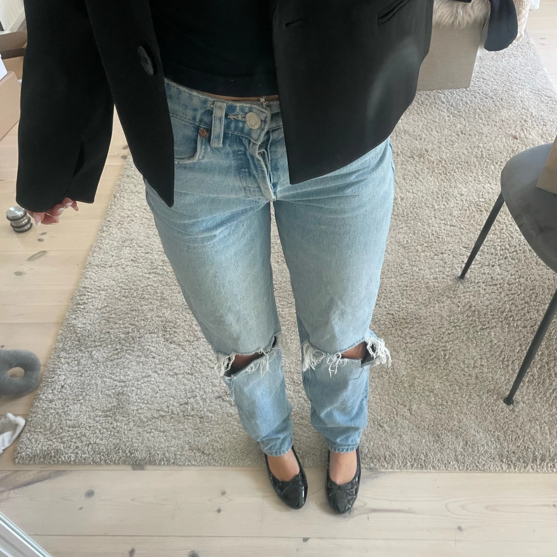 Blå jeans