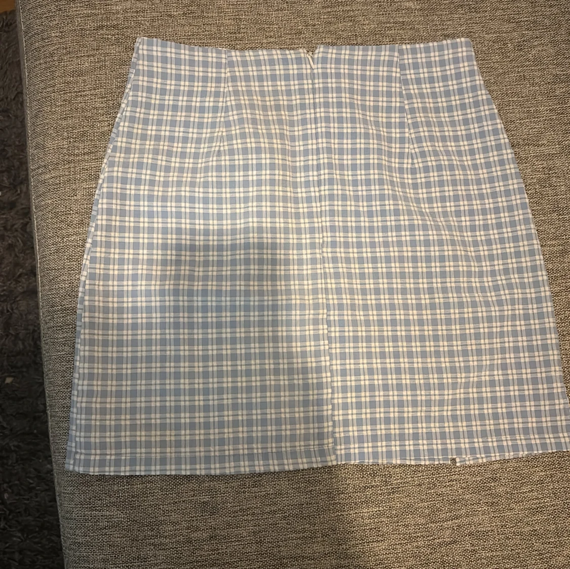 Blåvit rutig kortkjol från SHEIN - 2