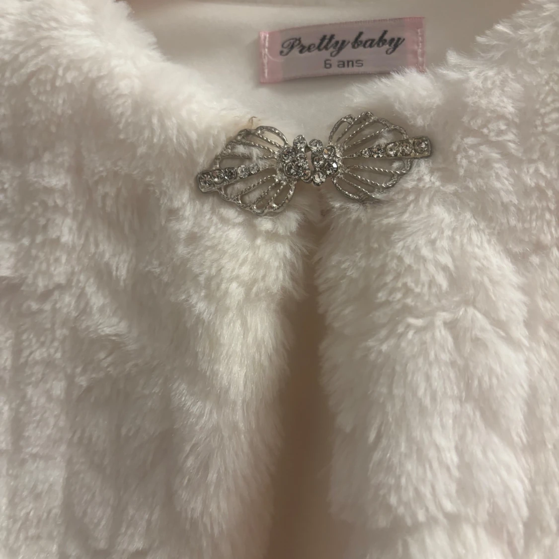 Vit pälsjacka från Pretty Baby - 2