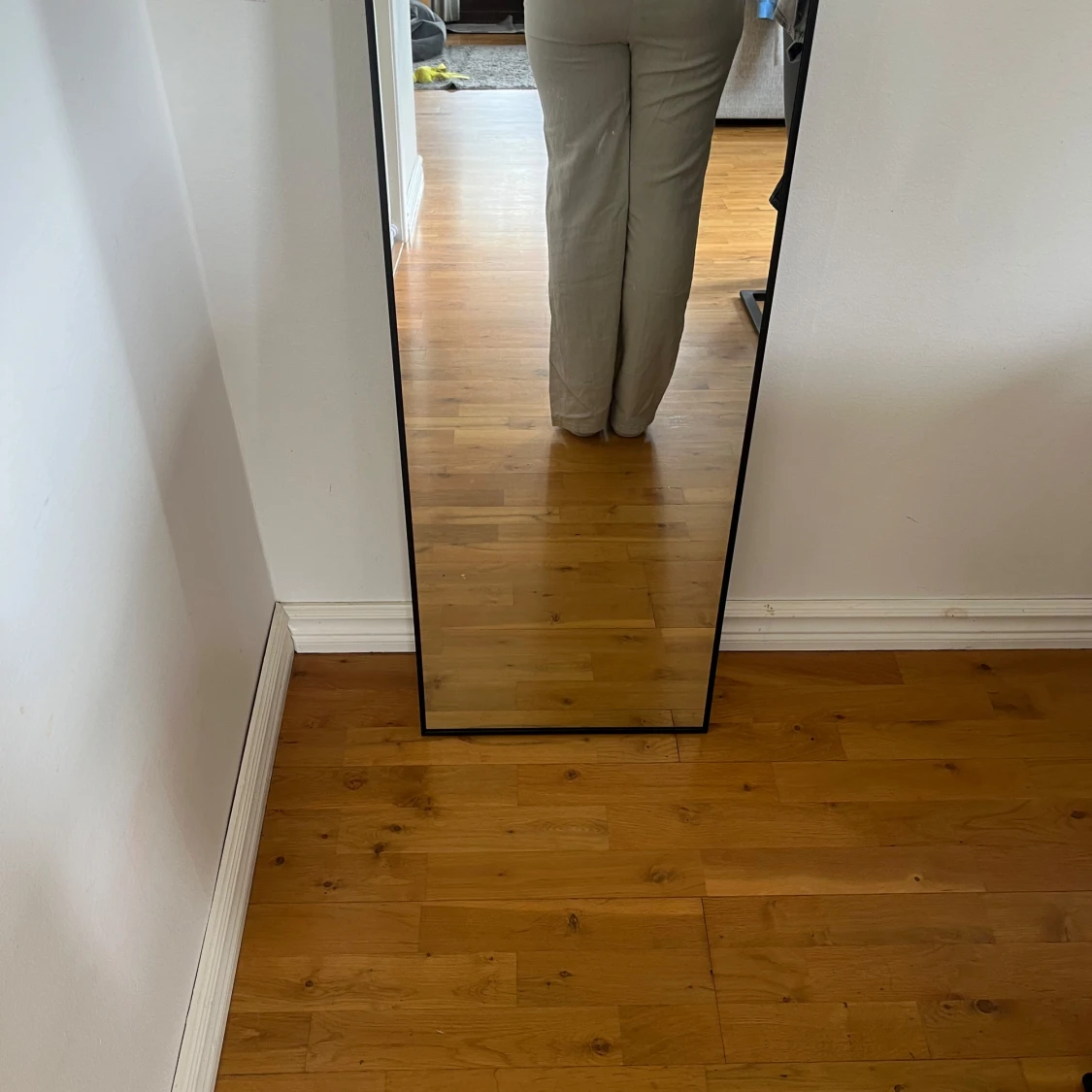  Beiga linnebyxor ifrån Lindex  - 1