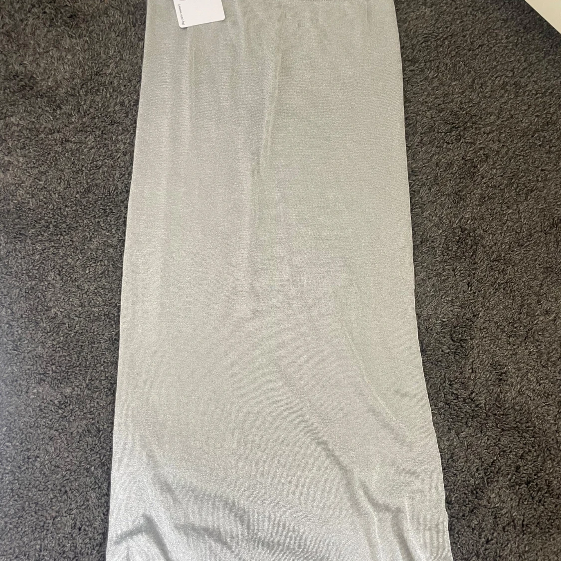 Silverglittrig långkjol