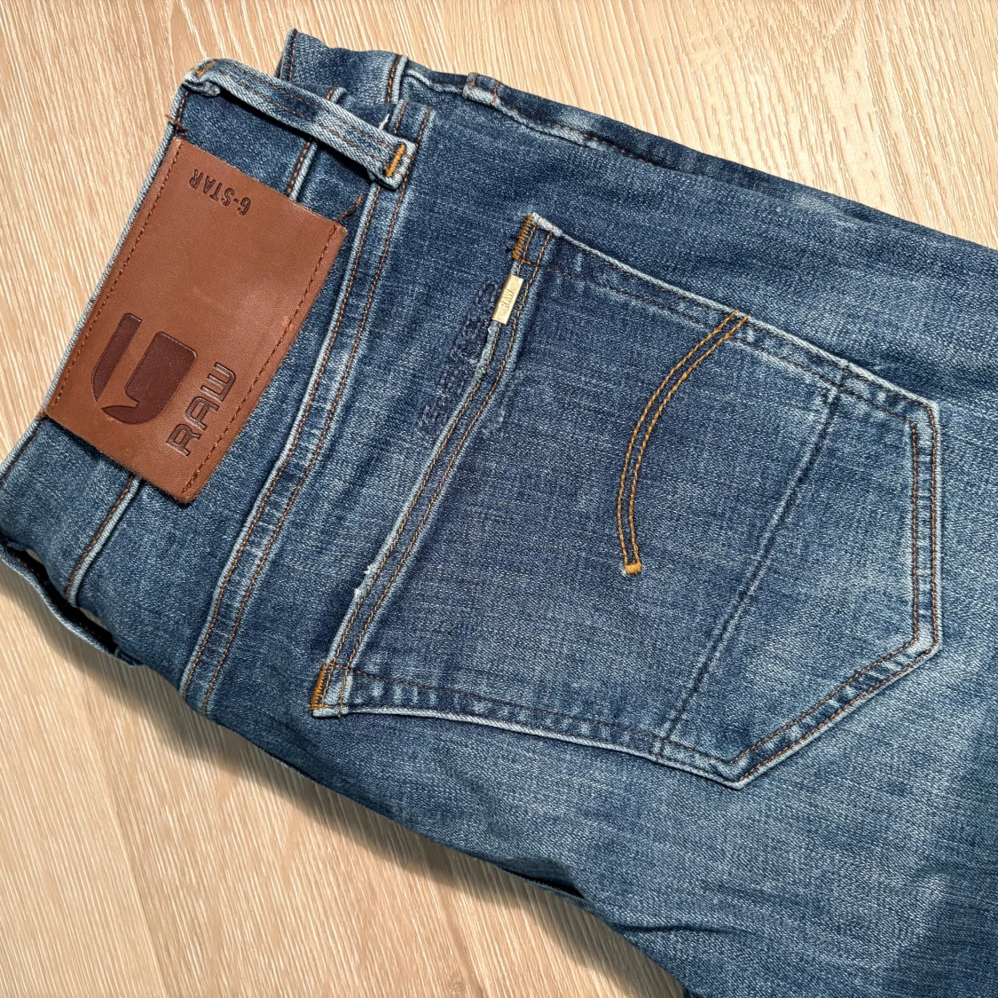 Blå jeansbyxor från G-Star - 1