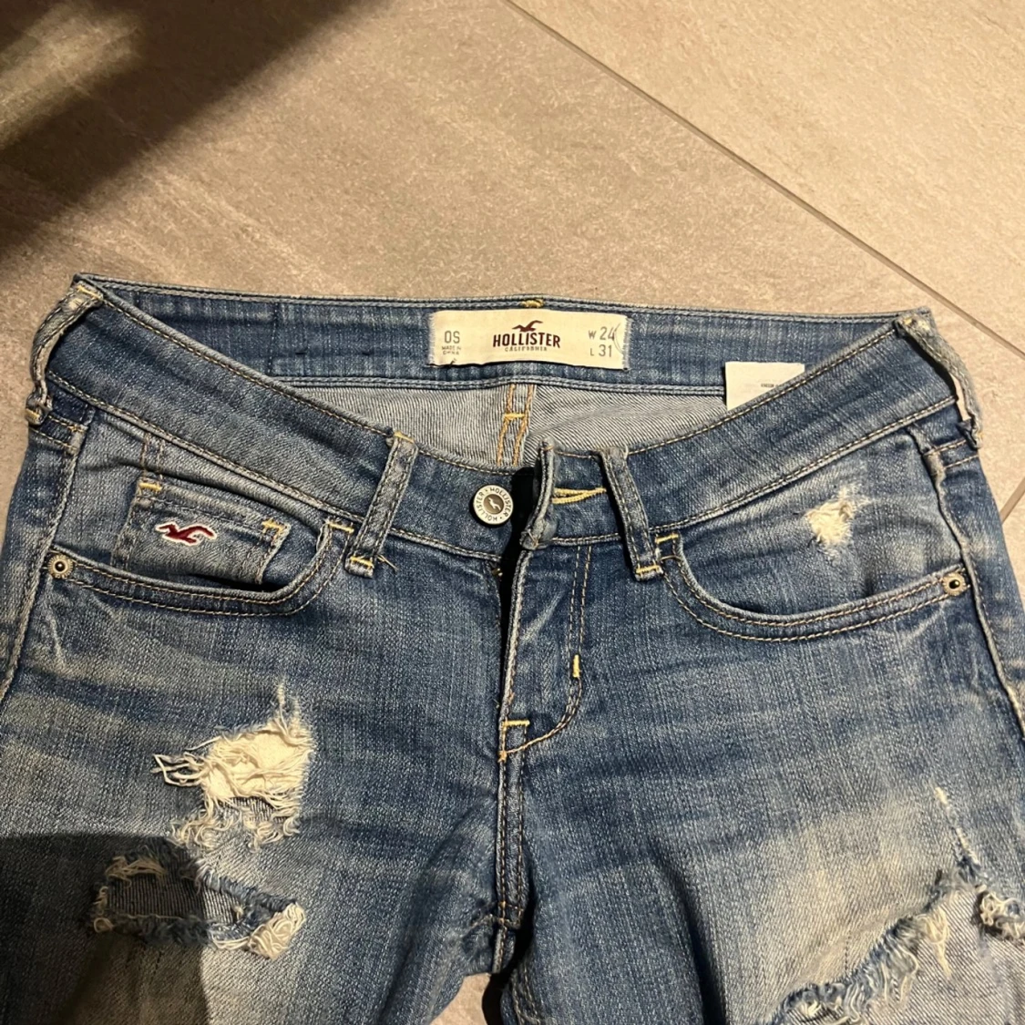 Lågmidjade bootcut jeans Hollister  - 3