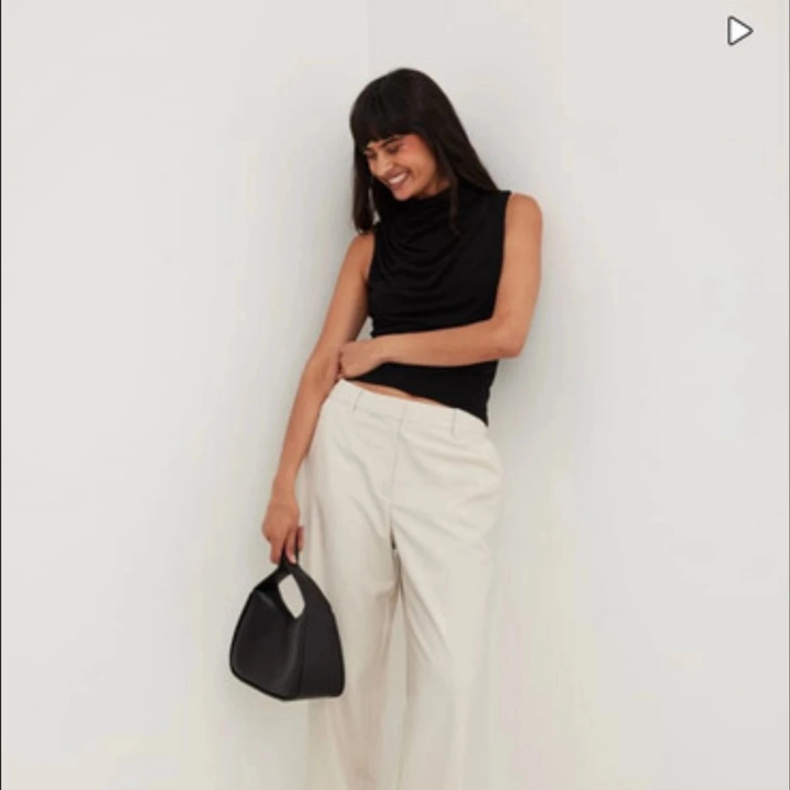 Beige kostymbyxor - 1