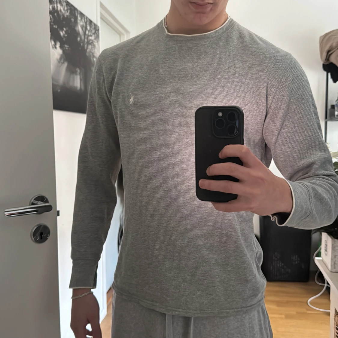 Grå långärmad tröja från Polo Ralph Lauren - 2