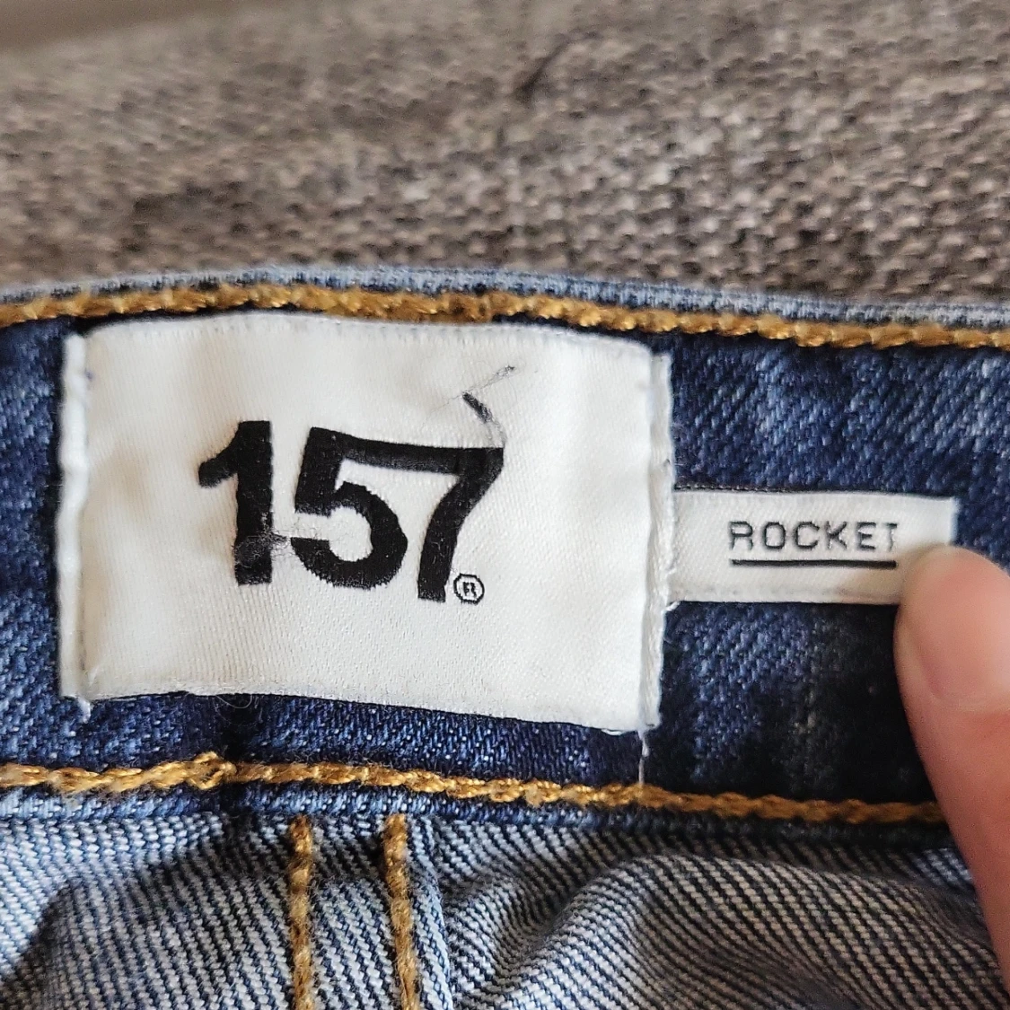 Lager 157: Mörkblå Jeans - 1