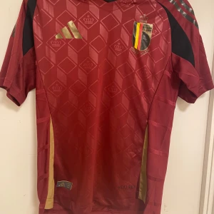 Belgien herrlandslagets fotbollströja 2022/2023 - Säljer en röd Belgien herrlandslagets matchtröja från Adidas köpt i Belgien och helt oanvända 
